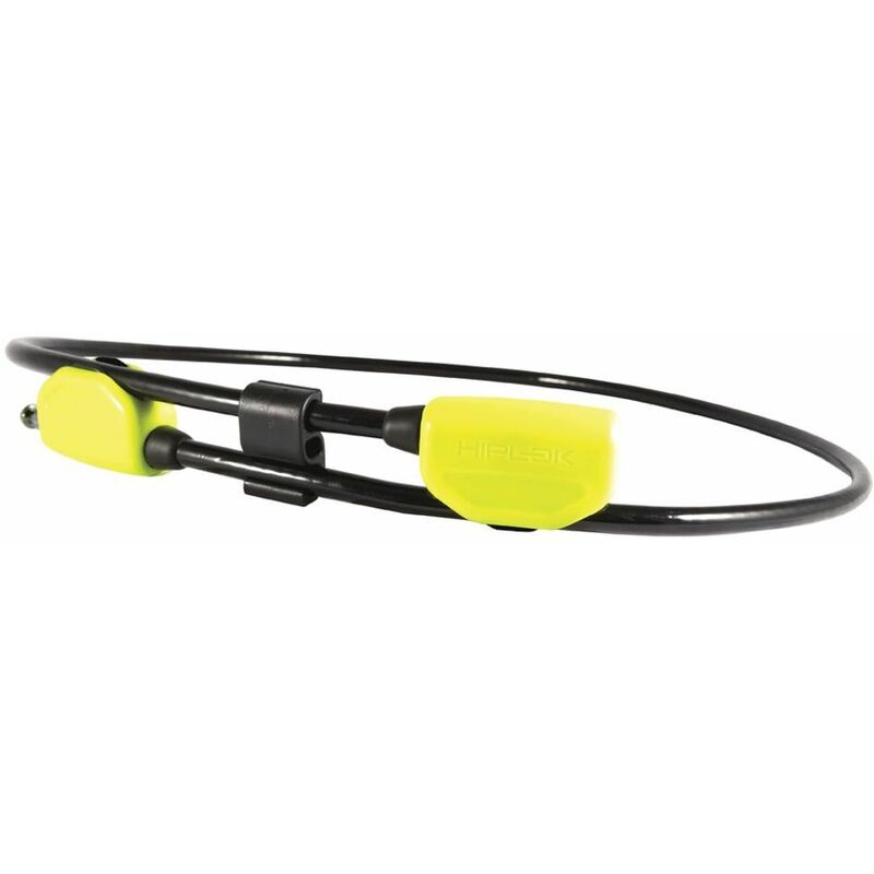 Hiplok - pop wearable cable lock 10MM x 1.3M - waist 24-42 inches: lime 10MM x 1.3M - HLPOP1LI
