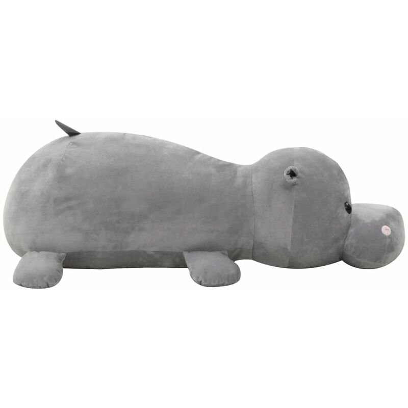 

Hipopotamo de peluche gris