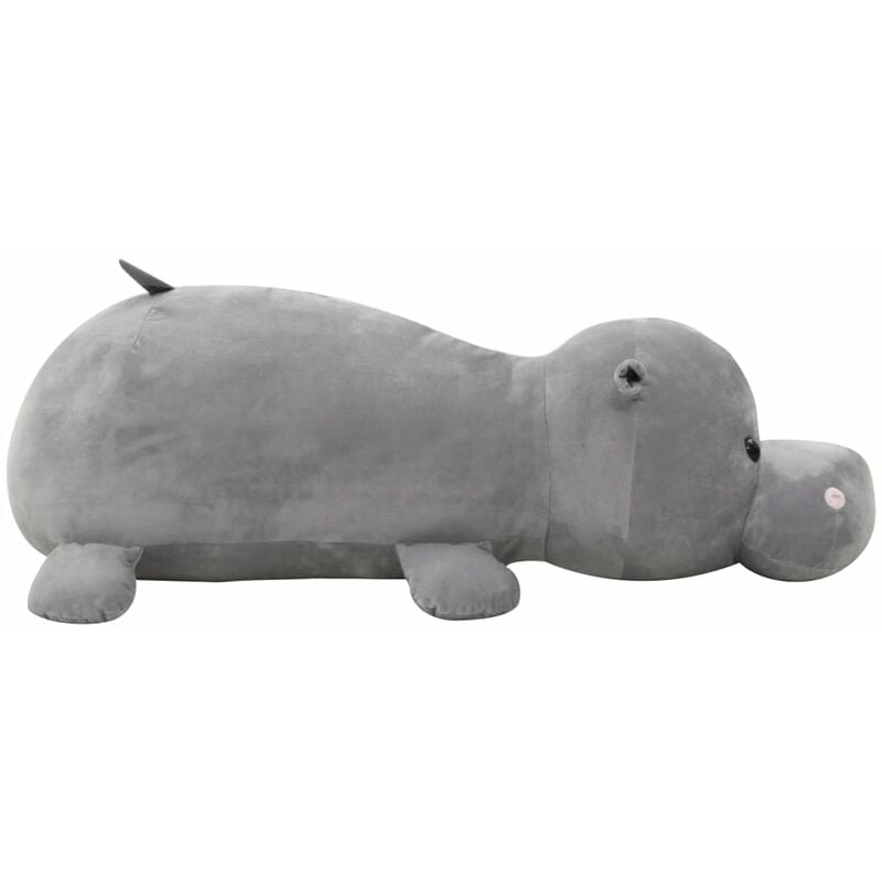 

Hipopótamo de peluche gris