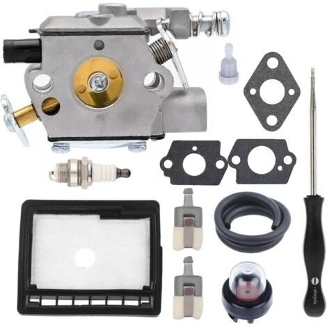 Hippotech Carburateur CS3000 pour Echo Tronçonneuse CS-300, CS-301, CS-305, CS-340, CS-3400, CS-346 Tronçonneuses Pièces de scie à gaz WT-402 WT-589A A021000231 A021000232 avec kit de Filtre à Air