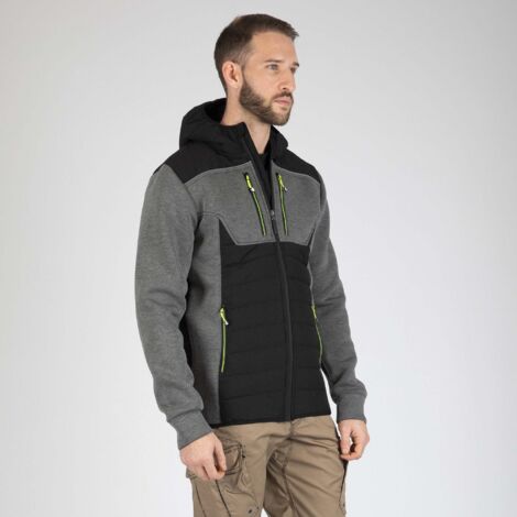 HIRO BLOUSON DE TRAVAIL 1134 Gris , Noir 3XL
