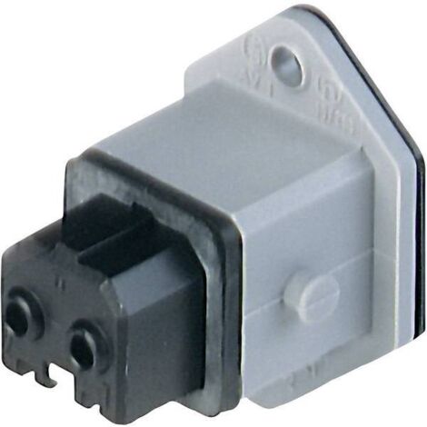Hirschmann 930647106-1 Connettore di alimentazione STAKEI Presa verticale Tot poli: 2 + PE 16 A Grigio 1 pz.