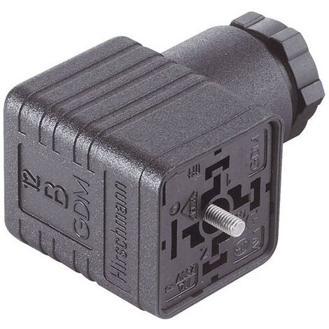 Hirschmann 931-969-100 Connecteur 3P+T PG9 IP65 - GDM 3009 sw - Noir