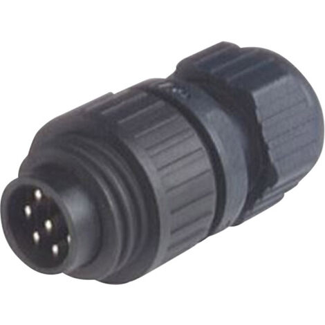 Hirschmann 934 126-100-1 934126100 Rundstecker Stecker, gerade Gesamtpolzahl: 6 + PE Serie (Rundstec