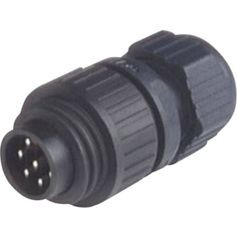 Hirschmann CA 6 LS 934 126-100 connettore circolare nero