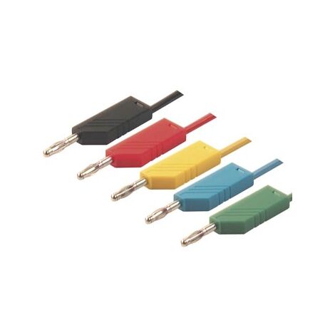 Hirschmann CORDON DE MESURE 4mm 100cm - VERT (MLN-SIL 100/1)