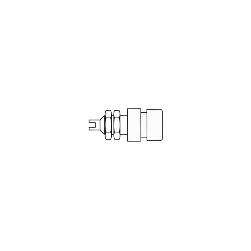 Velleman - douille isolee, blanc, 4MM - BIL20 HM2471