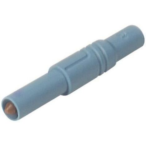 HIRSCHMANN LAS S G SICHERHEITS-LAMELLENSTECKER STECKER GERADE STIFT-O 4 MM BLAU 1 ST. CAVO AUDIO
