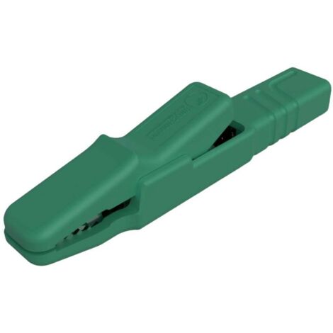 Hirschmann Test & Measurement AK 2 S grün Pince crocodile borne à vis, enfichable vert