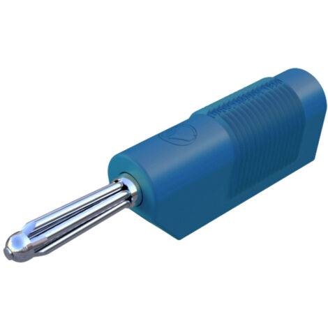 Hirschmann Test & Measurement BSB 20 K Büschelstecker Stecker, gerade Stift-Ø: 4 mm Blau 1 St.