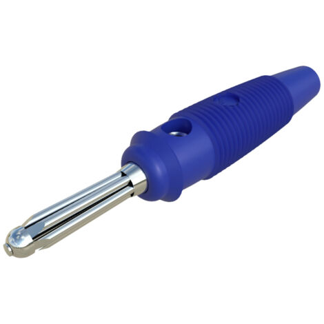 Hirschmann Test & Measurement BUELA 30 K Büschelstecker Stecker, gerade Stift-Ø: 4 mm Blau 1 St.