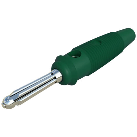 Hirschmann Test & Measurement BUELA 30 K Büschelstecker Stecker, gerade Stift-Ø: 4 mm Grün 1 St.