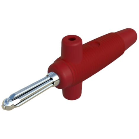 Hirschmann Test & Measurement Buela 300 K Büschelstecker Stecker, gerade Stift-Ø: 4 mm Rot 1 St.
