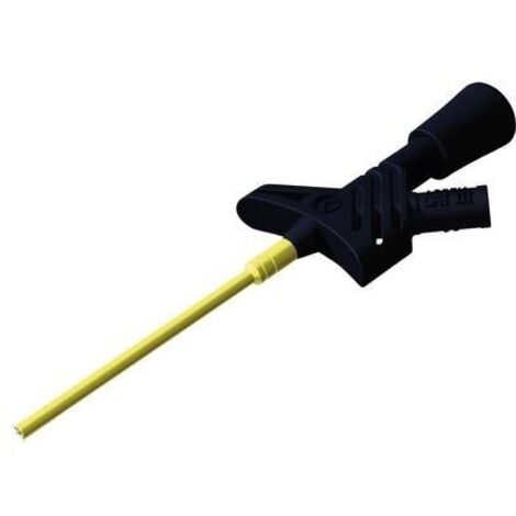 Hirschmann Test & Measurement KLEPS 1600 sw Morsetto a clip/coccodrillo isolato Connettore 2 mm CAT II Nero