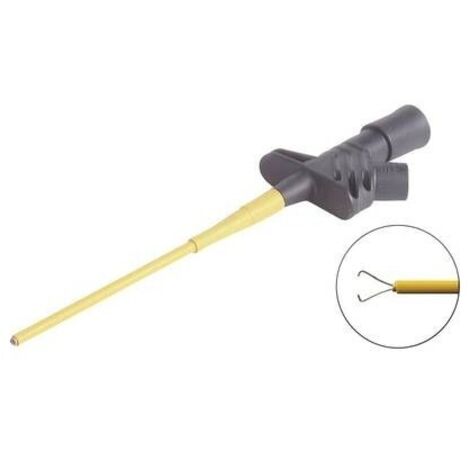 Hirschmann Test & Measurement KLEPS 2600 sw Morsetto a clip/coccodrillo isolato Connettore 4 mm CAT II Nero