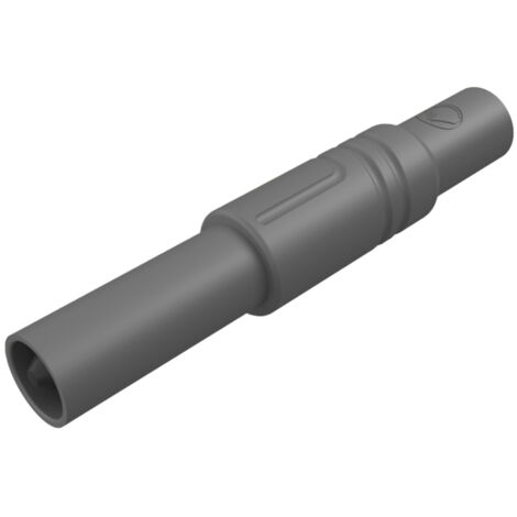 Hirschmann Test & Measurement LAS S G Sicherheits-Lamellenstecker Stecker, gerade Stift-Ø: 4 mm Grau
