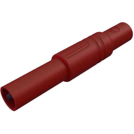 Hirschmann Test & Measurement LAS S G Sicherheits-Lamellenstecker Stecker, gerade Stift-Ø: 4 mm Rot