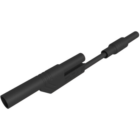 Hirschmann Test & Measurement MAL 2800 S sw Sicherheits-Messleitung 4 mm Sicherheits-Stecker 4 mm Si
