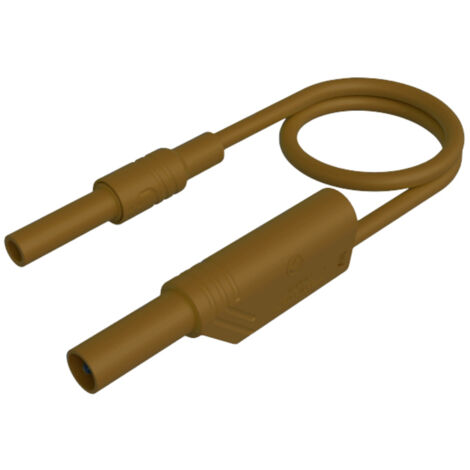Hirschmann Test & Measurement MAL S WS-B 100/2,5  br Sicherheits-Messleitung 4 mm Sicherheits-Buchse