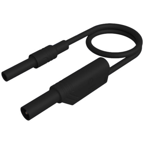 Hirschmann Test & Measurement MAL S WS-B 200/2,5  sw Sicherheits-Messleitung 4 mm Sicherheits-Buchse