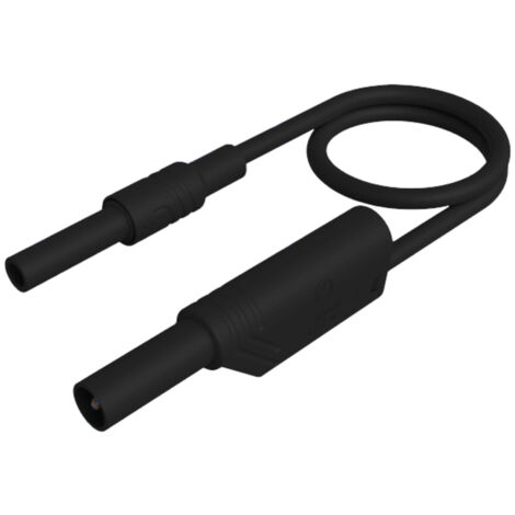 Hirschmann Test & Measurement MAL S WS-B 25/2,5 sw Sicherheits-Messleitung 4 mm Sicherheits-Buchse
