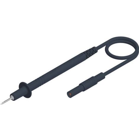 Hirschmann Test & Measurement PL 2700 S sw Cavo di misura Sonda Spina 4 mm 1.00 m Nero 1 pz.