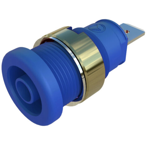 Hirschmann Test & Measurement SEB 2620 F6,3 Ni blau Sicherheits-Einbaubuchse   Blau 1 St.