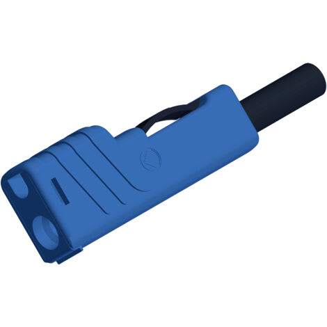 Hirschmann Test & Measurement SLS 200 Laborstecker Stecker, gerade Stift-Ø: 4 mm Blau 1 St.