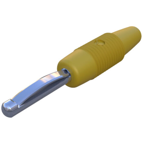 Hirschmann Test & Measurement VON 20 Bananenstecker Stecker, gerade Stift-Ø: 4 mm Gelb 1 St.