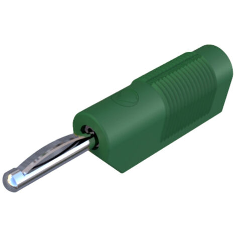 Hirschmann Test & Measurement VSB 20 Bananenstecker Stecker, gerade Stift-Ø: 4 mm Grün 1 St.