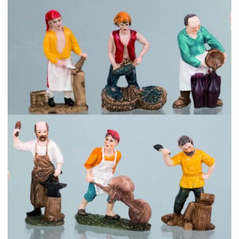 Hirtenfigur aus Harz 10 cm Berufe