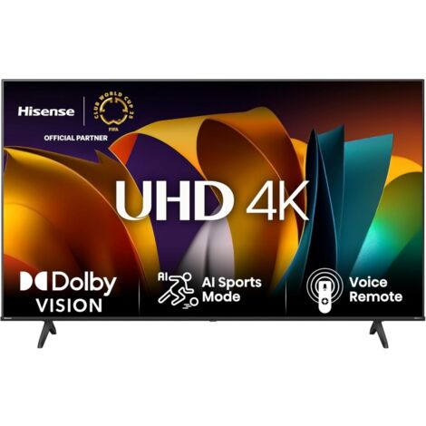 Hisense 58E6NT (146 cm (58 Zoll), schwarz, UltraHD/4K, HDR, Triple Tuner)