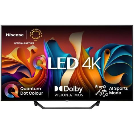 Hisense 65A79NQ TV 65 Pollici 4K Ultra HD Smart TV Wi-Fi Nero con Luminosit� di 350 cd/m�