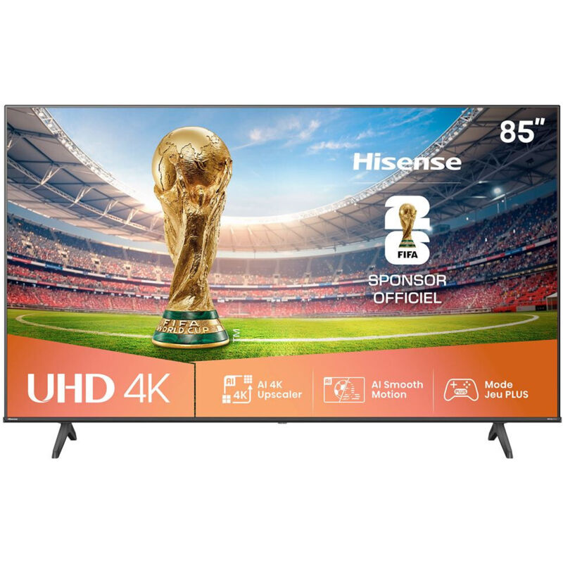 Hisense 85A6Q Fernseher 2,16 m (85") 4K Ultra HD Smart-TV WLAN Schwarz 400 cd/m²