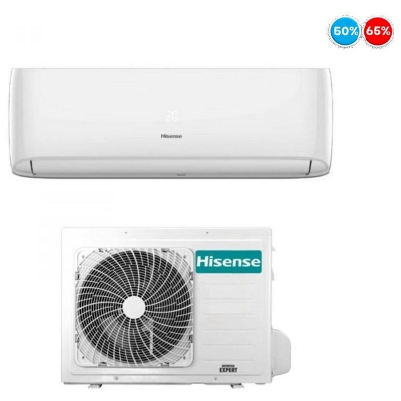 Hisense - climatiseur inverter série easy smart 9000 btu ca25yr05g + ca25yr05w r-32 wi-fi optionnel classe a++/a+ - nouveau 2023