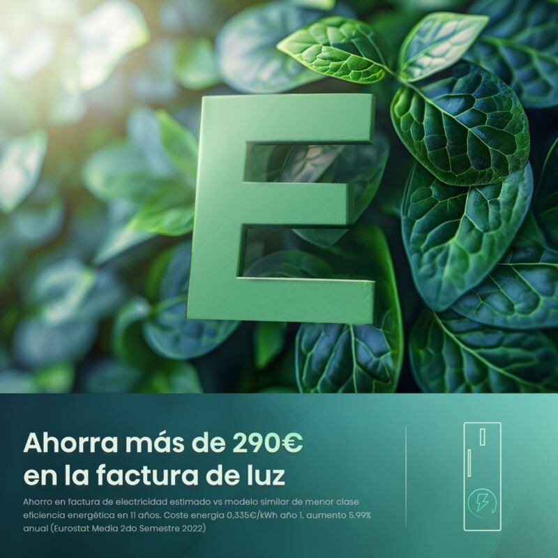 Hisense - Congelador vertical 185,5cm 59,5cm 274L Clase e FV354N4BI