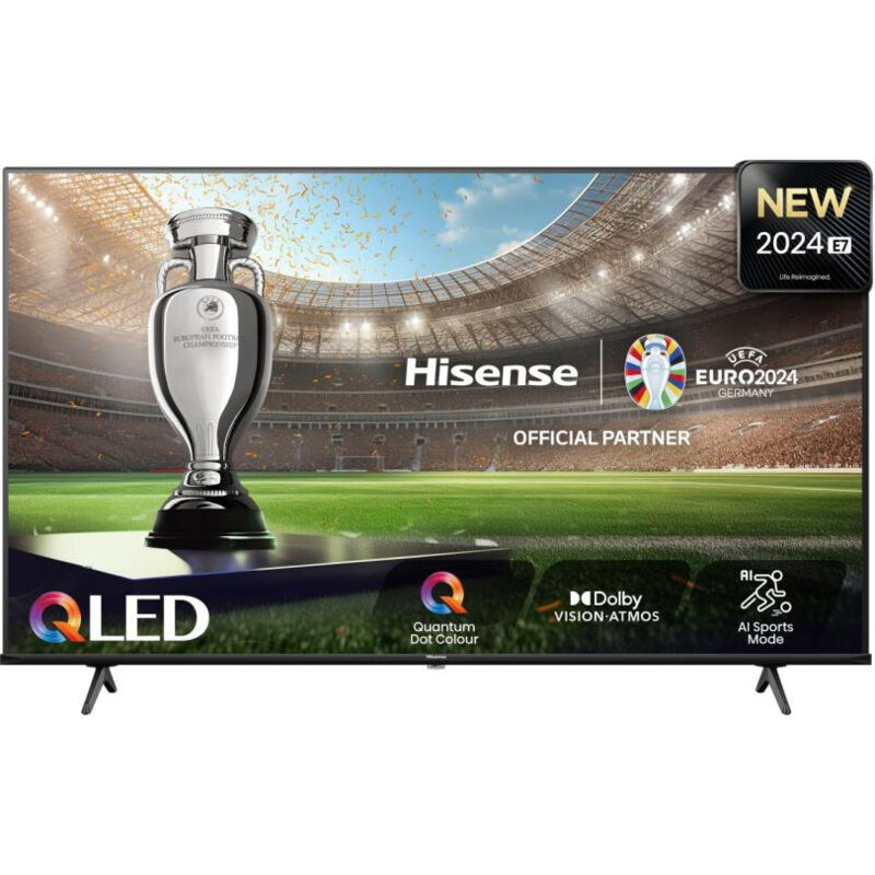 Hisense 75e77nq Tv Qled 75 Pollici 189 Cm 4k Ultra Hd Smart Tv Nero...