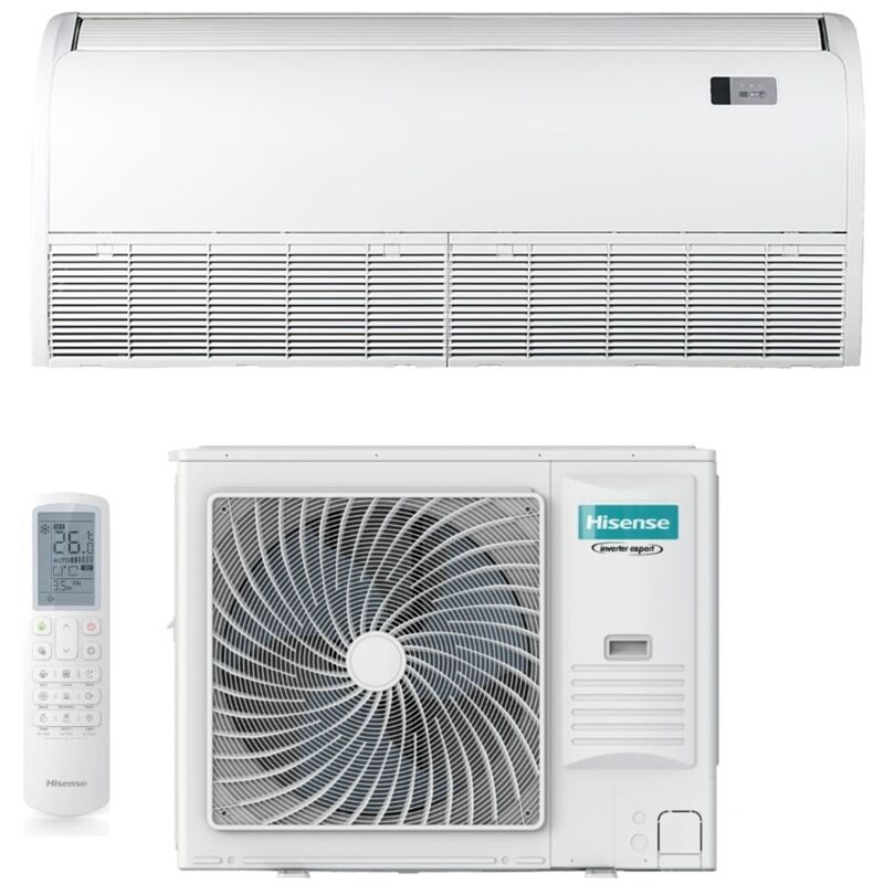 Rèversible Air Conditioner Ceiling/Floor 60000 Btu AUV175UR4RC4 R-32 Wi-Fi optionnel triphasé avec télécommande - Hisense