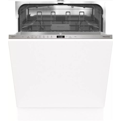 Hisense – Lave-vaisselle tout intégré 60 cm – 14 couverts – Classe A de lavage et séchage – 44 dB silencieux – Technologie Inverter – HV642D62