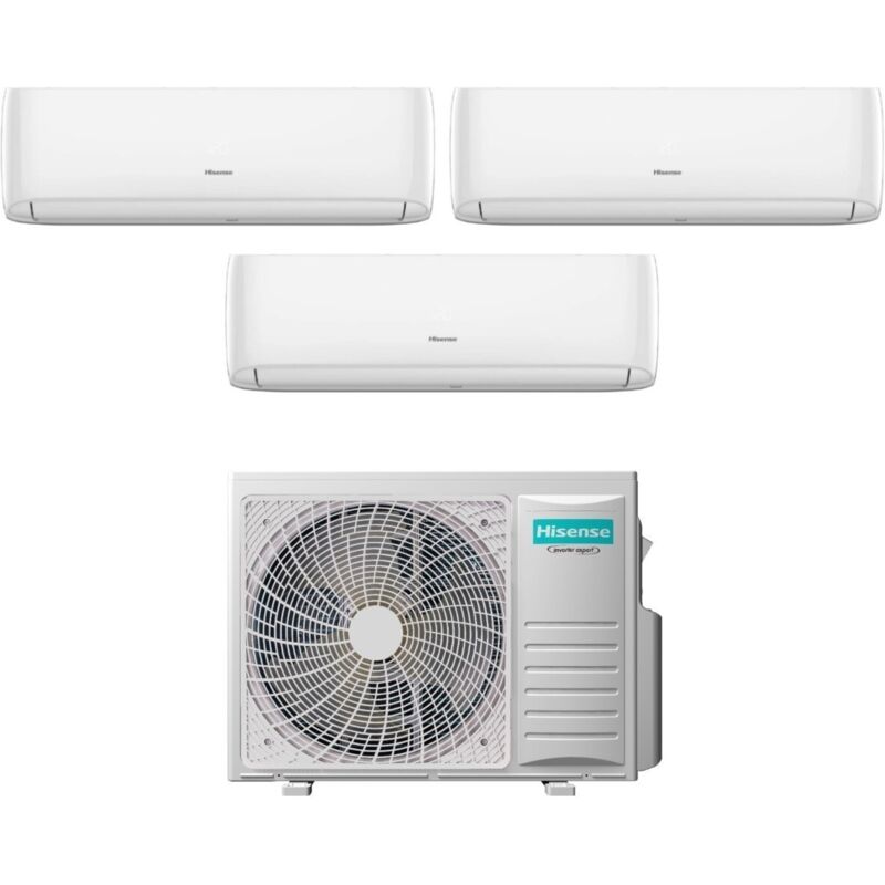 Trial Split rèversible Air Conditioner Series hi-comfort 9+12+12 avec 3AMW72U4RFA R-32 Wi-Fi Integrated 9000+12000 - Nouveau - Hisense