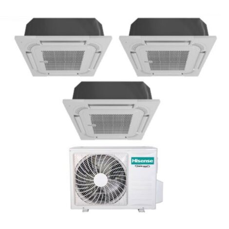 Hisense Trial Split-Kassetten-Klimagerät 9+12+12 mit 3AMW72U4RFA R-32 Wi-Fi Optional 9000+12000 - Neu