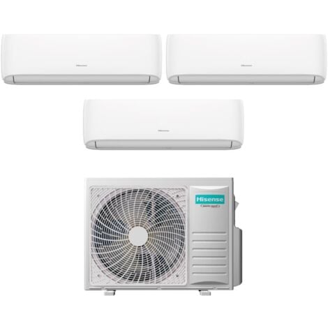 Hisense Trial Split rèversible Air Conditioner Series HI-COMFORT 9+9+12 avec 3AMW52U4RJA R-32 Wi-Fi Integrated 9000+9000+12000 - Nouveau
