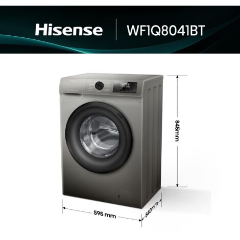 Hisense WF1Q8041BT - Lavadora Carga Frontal 8 Kg 1400 Rpm A Inox
