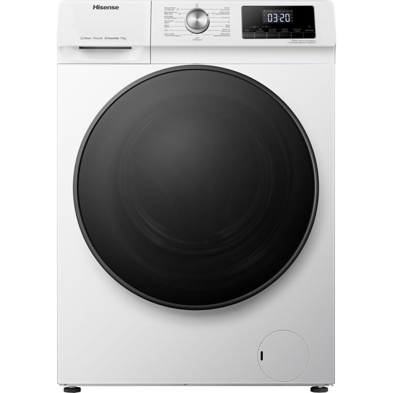 Hisense - WFQA1014EVJM machine à laver Charge avant 10 kg 1400 tr/min Blanc