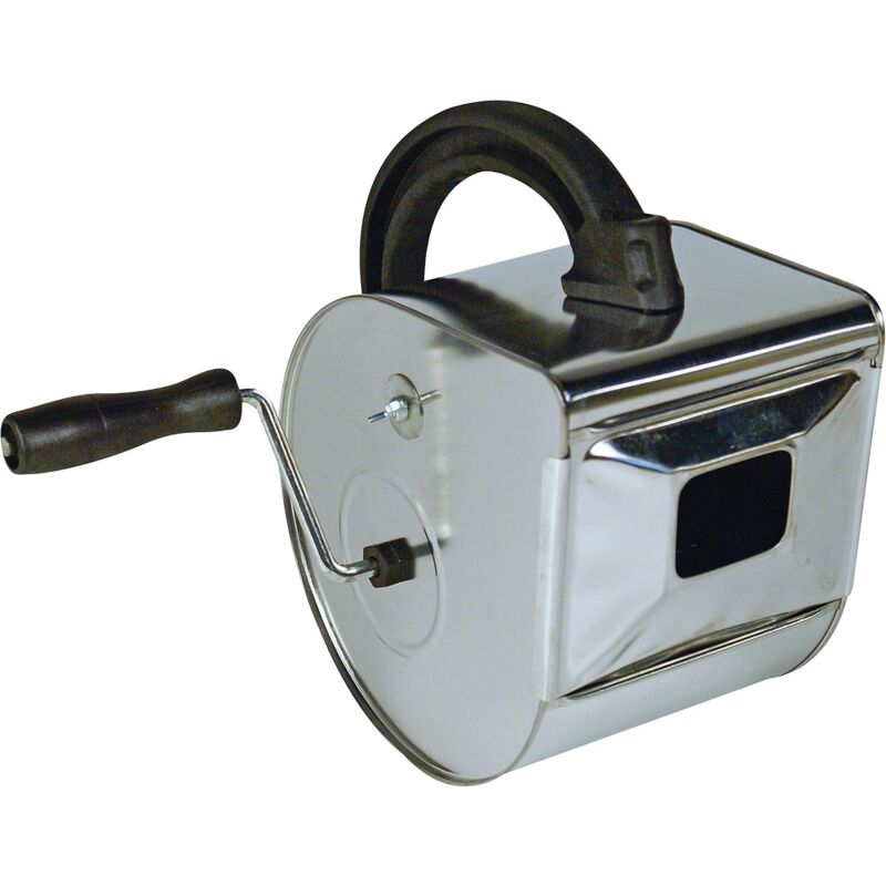 Hit 515720 Machine à crépir pour Mur extérieur ou intérieur, Chromé