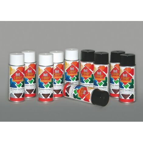 HIT COLOR SATINE ROUGE FEU 400 ML RAL 3000 320225