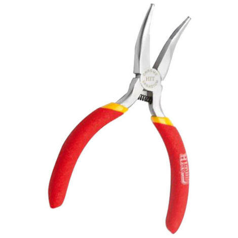 HIT - PINZA BECCHI 1/2 TONDI CURVI PER ELETTRONICA 125MM