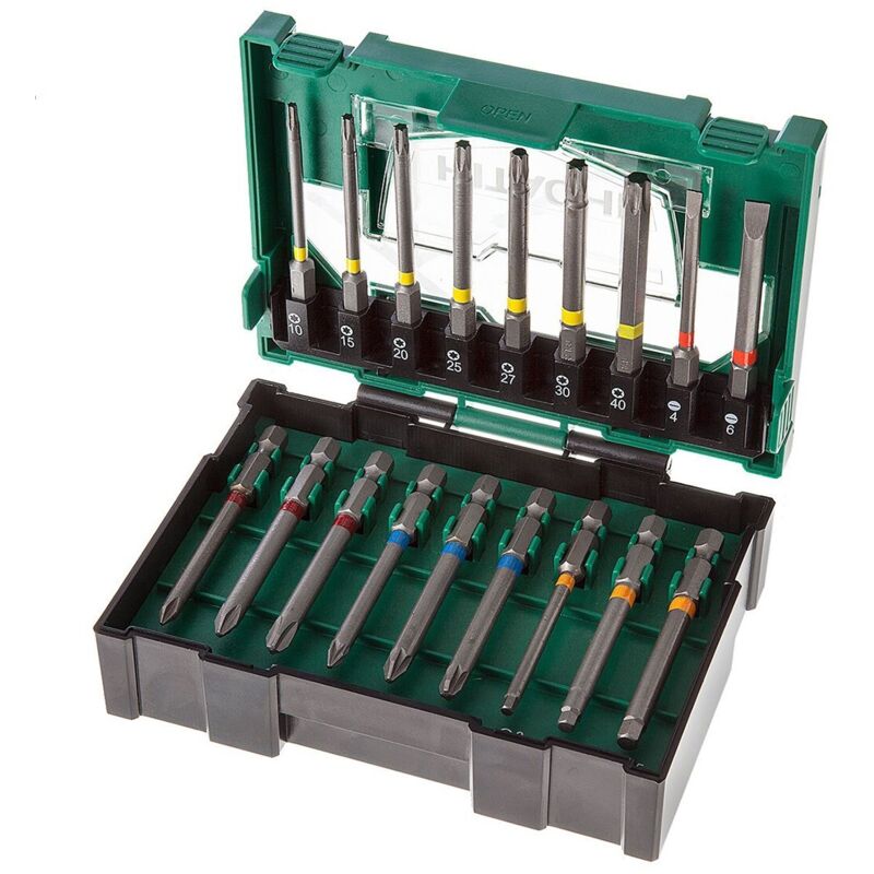 Hikoki - Coffret d'embouts 18mm 18 pcs pcb 8 40030022