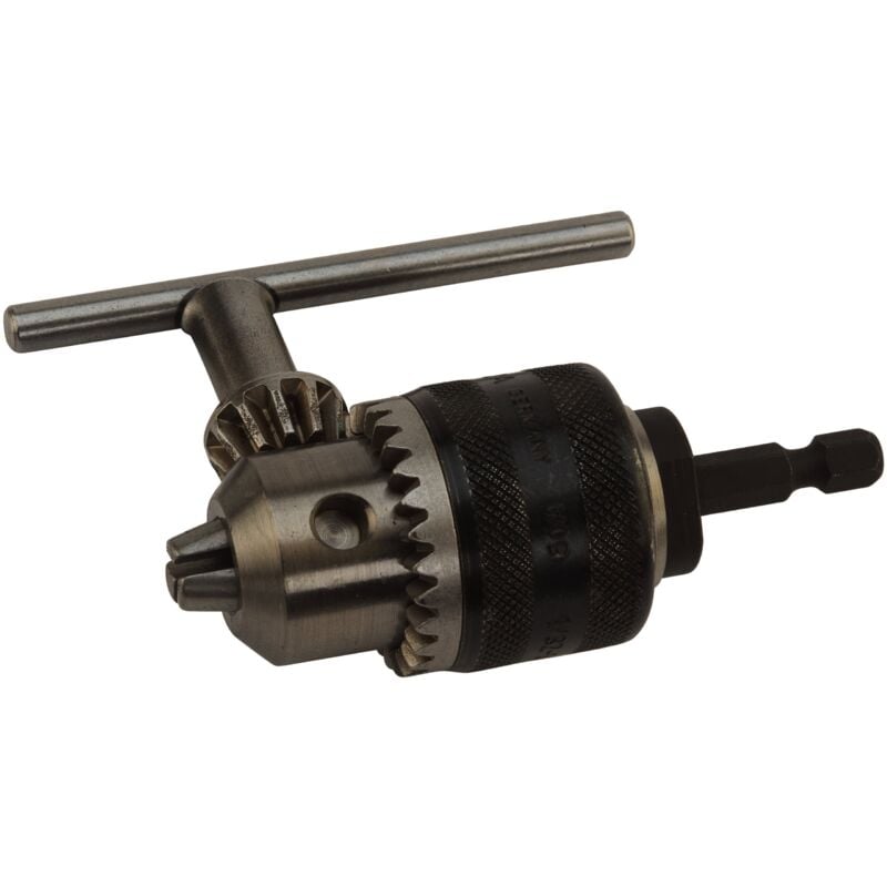 752082 Mandrino zkbf 10 mm e Adattatore 1/4, Esagonale, 0 w, 0 v - Hikoki