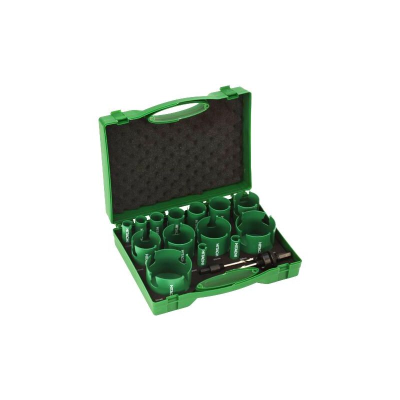 Coffret combi 15 scies cloche Ø19 à 76mm HIKOKI 754255